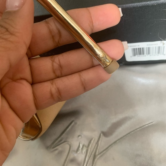 ‼️SOLD‼️Giuseppe Zanotti Metallic Three-Strap Sandal - Picture 4 of 6